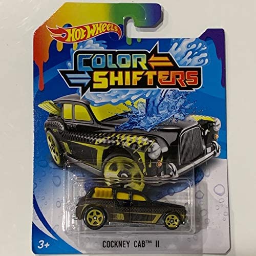 Hot Wheels Color Shifters Cockney Cab II, Black/Yellow