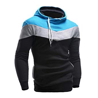 REYO Men's Jackets Casual Sale, Men Retro Long Sleeve Hoodie Hooded Sweatshirt Tops Jacket Coat Outwear