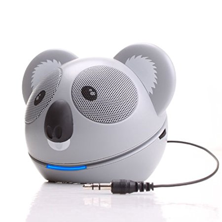 GOgroove Koala Pal High-Powered Portable Speaker System for MP3 Players , Smartphones , Laptops , Desktops , Tablets , and More!