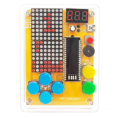 DIY Solder Project Game Kit with 5 Retro Classic Games for Electronic Soldering Practice and Learning, Comfortable Acrylic Case and Handheld Size, Ideal Gift for Family and Friends by VOGURTIME