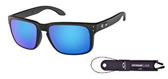 Oakley Holbrook OO9102 Sunglasses For Men For Women BUNDLE with Oakley Accessory Leash Kit