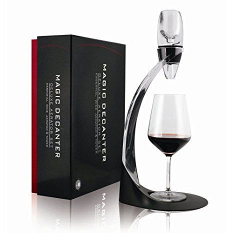 Mayshion Street Deluxe Detachable Decanter Red Wine Aerator & Stand Oxygenator Flavour Bouquet Enhancer