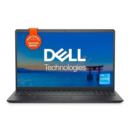 Dell Inspiron 3520 Laptop,11th Gen Intel Core i3-1115G4, Windows 11   MSO'21, McAfee 15 Months, 8GB, 512GB SSD, 15.6" (39.62Cms) 3 Sided Narrow Border Design with 120Hz FHD Display, Black, 1.65Kgs