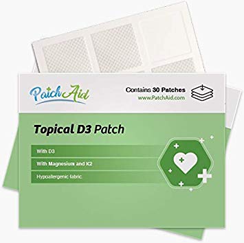 Vitamin D3 Topical Patch by PatchAid (1-Month Supply)