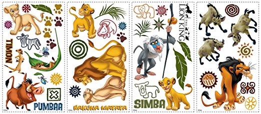RoomMates RMK1921SCS The Lion King Peel and Stick Wall Decals