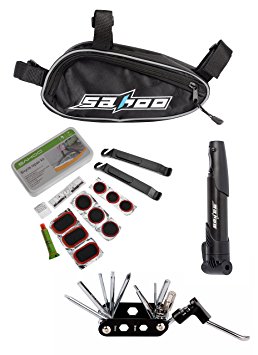 Sahoo 14-in-1 Multifunction Bicycle Repair Tools Kit, Black