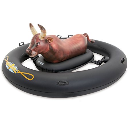 Intex Inflat-A-Bull, Inflatable Pool Toy, 96" X 77" X 32"