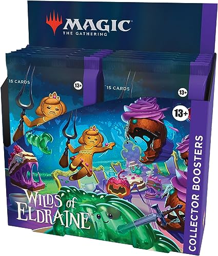 Magic: The Gathering Wilds of Eldraine Collector Booster Box - 12 Packs (180 Magic Cards)