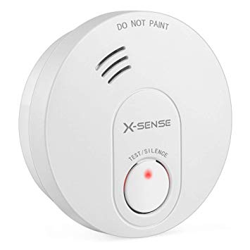 X-Sense Smoke Detector and Fire Alarm, Photoelectric Smoke Alarm with 10-Year Sealed Battery, UL Listed