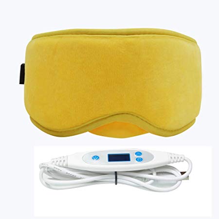 ARRIS Electric USB Heated Eye Mask Warm Therapeutic Treatment for Relieving Headache, Eye Stress, Insomnia, Dry Eye, Blepharitis, Meibomian, Styes