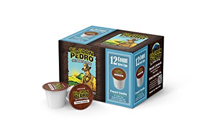 Cafe Don Pedro French Vanilla 72 Count Kcup Low-Acid Coffee