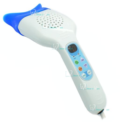 MUWreg Dental Handheld LED Teeth Whitening Bleaching Light Accelerator Lamp 6000mwcm2 6pcs LED