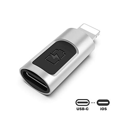 USB-C to iOS Converter,Type C Female to iOS Phone 5V 2.4A USB C Charge Adapter Compatible iOS Phone Xs max Phone 8 8 Plus 7 7 Plus 6s 6s Plus 6 6 Plus