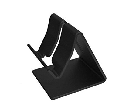 FuzzyGreen Limited® Black Solid Aluminum Metal Edged Desktop Holder Stand Mount for Universal Iphone Mobile Tablet PC