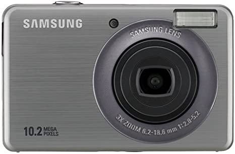 Samsung SL202 10MP Digital Camera with 3x Optical Zoom and 2.7 inch LCD (Silver)