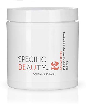 Specific Beauty – Advanced Dark Spot Correcting Pads – Resurfacing Antioxidant Brightening Treatment Infused with Botanical Extracts – 90 Day Supply/90 Pad Count