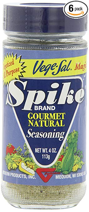 Spike Gourmet Natural Seasoning, Vege-Sal, 4 Ounce (Pack of 6)