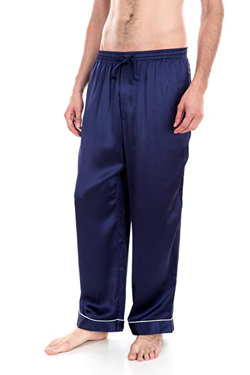 OSCAR ROSSA Men's Luxury Silk Sleepwear 100% Silk Pajamas Pants