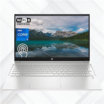 HP 2023 Newest Pavilion Laptop, 15.6" FHD Touchscreen, 13th Gen Intel Core i7-1355U, 16GB RAM, 1TB PCIe SSD, Webcam, FP Reader, Backlit KB, Wi-Fi 6, Windows 11 Home, Silver