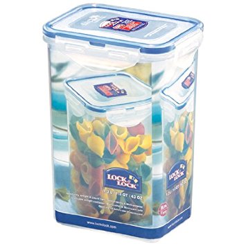 Lock&Lock 43-Fluid Ounce Rectangular Food Container, Tall, 5.4-Cup