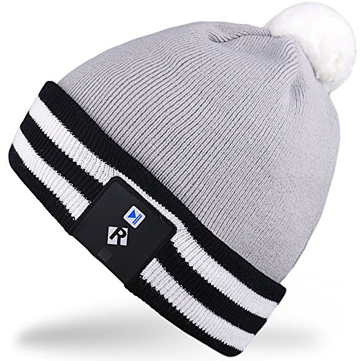 Mydeal Stylish Unisex Men Women LED Light Up Beanie Hat Knit Cap for Indoor and Outdoor, Skiing, Snowboard, Walking, Leisure, Festival, Holiday, Celebration, Parties, Birthday, Bar, Christmas Gifts