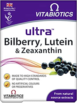 Vitabiotics - Ultra Bilberry, Lutein & Zeaxanthin - 30 Tablets