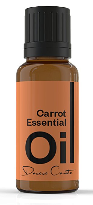 Cielune Carrot Seed Essential Oil - 100% Pure, Undiluted All Natural Premium Daucus Carota Oil - Therapeutic Grade for Alternative Medicine - Ideal for Skin Care, Hair Care, Aromatherapy & Massage - Satisfaction Guaranteed - 10ML