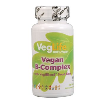 VegLife Vegan B-Complex -- 100 Tablets