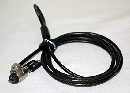 Kensington Slim MicroSaver - Security cable - black - 1.8 m