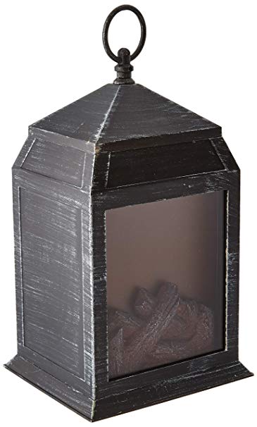 Northpoint Fireplace Lantern 6 Super Bright LED’S 36 Lumen Output Battery Operated Hanging Sitting Lantern Indoor Outdoor Usage