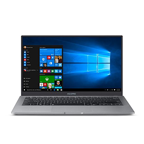 ASUSPRO B9440 Ultra Thin and Light Business Laptop, 14” Wideview Full HD Narrow Bezel Display, Intel Core i5-7200U 2.5 GHz Processor, 512GB SSD, 8GB RAM, Win 10 Pro, Fingerprint, 10hrs battery life