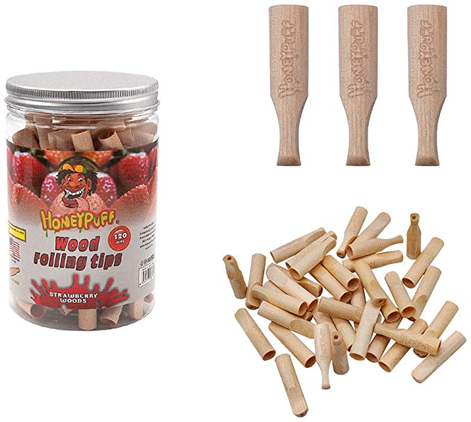 HONEYPUFF Wood Mouth Tips with Flavor