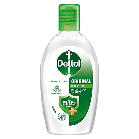 Dettol Original Germ Protection Alcohol Based Hand Sanitizer, 50ml