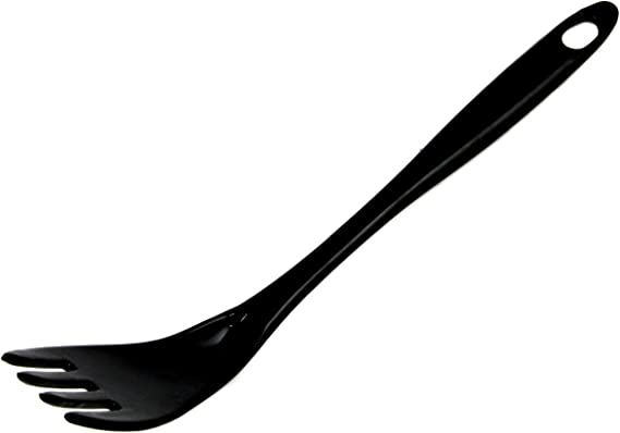 Chef Craft Basic Melamine Meat Cooking Fork, 12 inch, Black