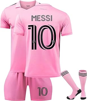 New Soccer Jersey Set Kids Boys Girls Trendy Football Kit for Soccer Enthusiasts with Shorts and Socks for Boys and Girls