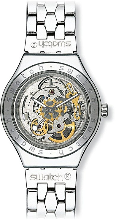 Swatch Men's YAS100G Automatic See Through Dial Crystal Watch
