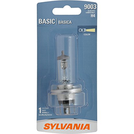 SYLVANIA 9003 (also fits H4) Basic Halogen Headlight Bulb, (Contains 1 Bulb)