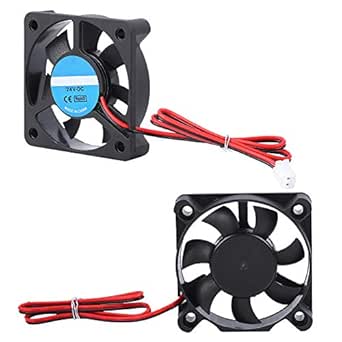 3D Printer Fan,2 Pcs 3D Printer Cooling Fan 24V 5010 Quiet Heat Dissipation Printer Cooling Fan for 4000-6500 RPM 8-14CFM Large Wind