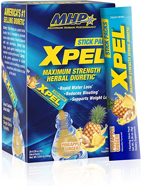 MHP XPEL Stick Packs Pineapple Ginger Supplement