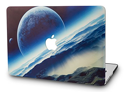 KEC MacBook Air 13 Inch Case Plastic Hard Shell Cover A1369 / A1466 Space Galaxy (Atmosphere)