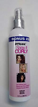 Pure Shine Spray It Curly Curl Defining Spray, 10 Ounce