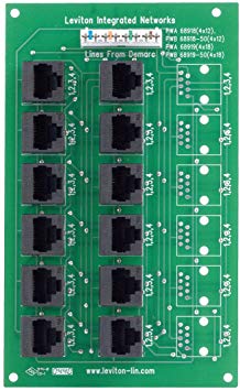 Leviton 47603-12B 4x12 Telephone Distribution Board