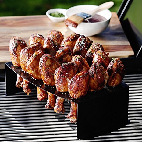 Nordic Ware Chicken Leg Griller Jalapeno Roaster Pan Rack Grill BBQ Oven Roast