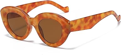AIEYEZO Cat Eye Sunglasses for Women Diamond Cutting Lens Fashion Vintage Rimless Sun Glasses Gradient Retro Shades