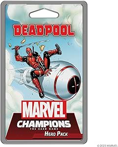 Marvel Champions The Card Game Deadpool EXPANDED HERO PACK - Superhero Strategy Game, Cooperative Game for Kids and Adults, Ages 14 , 1-4 Players, 45-90 Minute Playtime, Made by Fantasy Flight Games