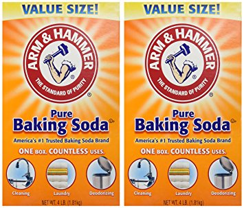 Arm & Hammer Baking Soda-4LB (01170) (Pack of 2)