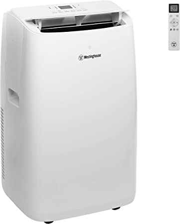 Westinghouse 14,000 BTU Air Conditioner Portable For Rooms Up To 700 Square Feet, Portable AC with Home Dehumidifier, Smart App, 3-Speed Fan, Programmable Timer, Remote Control, Window Kit