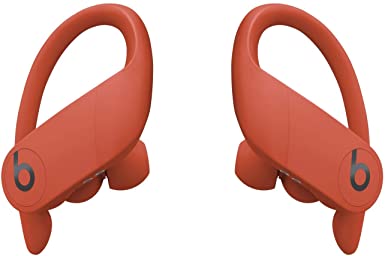Powerbeats Pro Totally Wireless Earphones – Apple H1 Headphone chip, Class 1 Bluetooth, 9 Hours of Listening time, Sweat-Resistant Earbuds – Lava Red