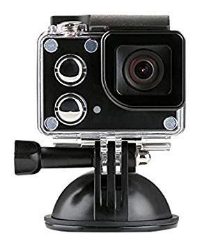 ISAW® EDGE 4K Ultra HD/1080P HD Action Camera with LCD View-finder built-in Wi-Fi   Free ISAW Viewer II App
