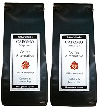 Capomo (Maya Nut) 12oz [2 Pack] - Coffee Substitute Superfood